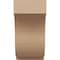 Ekena Millwork 5"W x 5"D x 10"H Wide Van Buren Rough Cedar Woodgrain TimberThane Corbel, Primed Tan CORUR05X05X10VANRCPR - alternate 2
